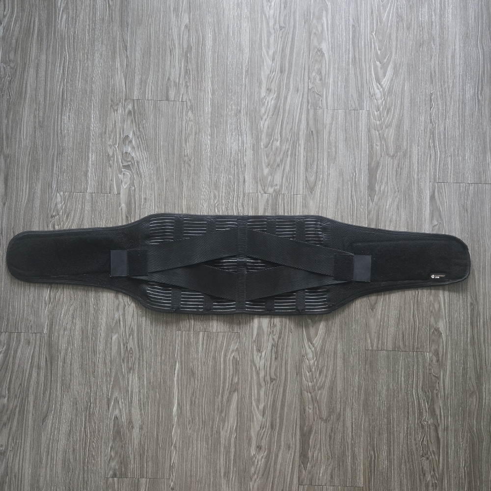 Black Lower Back Brace Belt